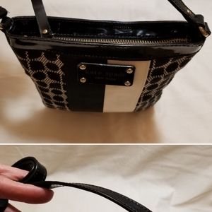 Black & White Kate Spade Crossbody Purse